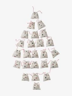24 Pochons Pour Calendrier De L'Avent Beige / Multicolore - Vertbaudet