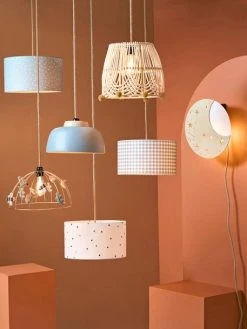 Abat-jour Pour Suspension Cage à Oiseau MA CABANE Gold - Vertbaudet -Boutique Vertbaudet abat jour pour suspension cage a oiseau ma cabane 2