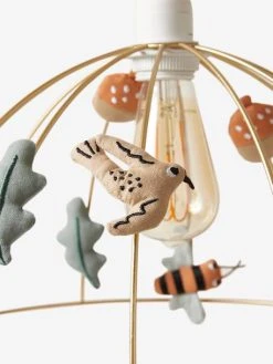 Abat-jour Pour Suspension Cage à Oiseau MA CABANE Gold - Vertbaudet -Boutique Vertbaudet abat jour pour suspension cage a oiseau ma cabane 4