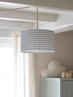 Abat-jour Pour Suspension Vichy Bleu - Vertbaudet -Boutique Vertbaudet abat jour pour suspension vichy 3