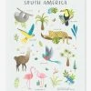 Affiche Animaux D'Amérique Du Sud Living Earth LILIPINSO Multicolore - Lilipinso -Boutique Vertbaudet affiche animaux damerique du sud living earth lilipinso