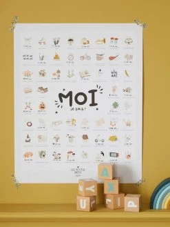 Affiche Moi Je Sais LES PETITES DATES Blanc - Les Petites Dates -Boutique Vertbaudet affiche moi je sais les petites dates 3