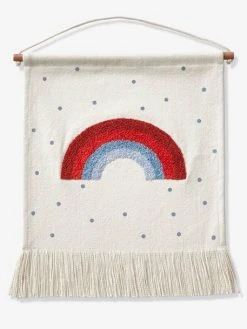 Arc-en-ciel Mural Personnalisable Blanc / Rose - Vertbaudet