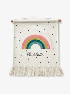 Arc-en-ciel Mural Personnalisable Blanc / Rose - Vertbaudet -Boutique Vertbaudet arc en ciel mural personnalisable 5