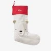 Chaussette De Noël Personnalisable Ours Blanc - Vertbaudet