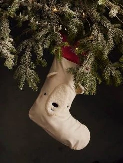 Chaussette De Noël Personnalisable Ours Blanc - Vertbaudet -Boutique Vertbaudet chaussette de noel personnalisable ours 2