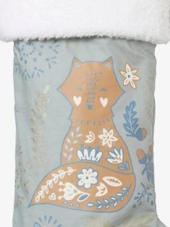 Chaussette De Noël Renard Scandinave Vert / Bleu - Vertbaudet -Boutique Vertbaudet chaussette de noel renard scandinave 1