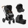 Combiné Trio Poussette Kawai + Nacelle Micro + Siège-auto Groupe 0+ Koos ISize R1 Collection 2022 JANE Noir (cold Black) - Jane -Boutique Vertbaudet combine trio poussette kawai nacelle micro siege auto groupe 0 koos isize r1 collection 2022 jane