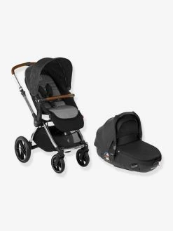 Combiné Trio Poussette Kawai + Nacelle Micro + Siège-auto Groupe 0+ Koos ISize R1 Collection 2022 JANE Noir (cold Black) - Jane -Boutique Vertbaudet combine trio poussette kawai nacelle micro siege auto groupe 0 koos isize r1 collection 2022 jane 2