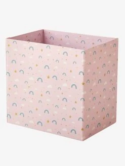 Corbeille En Carton Pliable Arc-en-ciel Rose - Vertbaudet 11 Corbeille En Carton Pliable Arc-en-ciel Rose - Vertbaudet -Boutique Vertbaudet corbeille en carton pliable arc en ciel 4