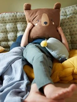 Coussin Carré Ourson Brun - Vertbaudet 13 Coussin Carré Ourson Brun - Vertbaudet -Boutique Vertbaudet coussin carre ourson 5