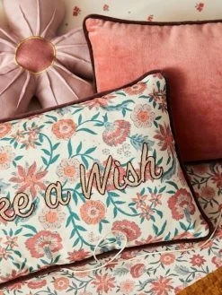 Coussin Velours GIPSY Rose - Vertbaudet -Boutique Vertbaudet coussin velours gipsy 4