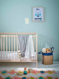 Couverture Bébé Bi-face Minky/molleton STELLA Gris - Vertbaudet -Boutique Vertbaudet couverture bebe bi face minkymolleton stella 2