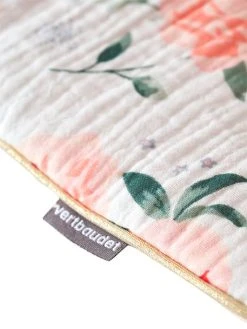 Couverture Bébé Jersey/gaze De Coton EAU DE ROSE Rose - Vertbaudet -Boutique Vertbaudet couverture bebe jerseygaze de coton eau de rose 4