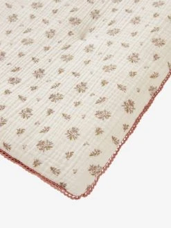 Couverture Gaze De Coton/velours GRENIER écru / Multicolore - Vertbaudet -Boutique Vertbaudet couverture gaze de cotonvelours grenier 4