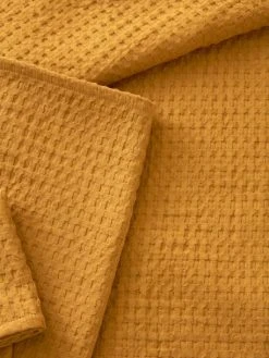 Couvre-lit Nid D'abeille Caramel - Vertbaudet -Boutique Vertbaudet couvre lit nid dabeille 2