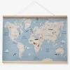 Décoration Murale Mappemonde Carte Du Monde Bleu - Vertbaudet -Boutique Vertbaudet decoration murale mappemonde carte du monde