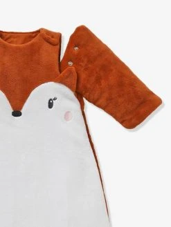 Gigoteuse Manches Amovibles En Microfibre RENARD écru / Roux - Vertbaudet -Boutique Vertbaudet gigoteuse manches amovibles en microfibre renard 3