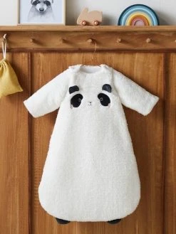 Gigoteuse Manches Amovibles En Sherpa PANDA écru - Vertbaudet -Boutique Vertbaudet gigoteuse manches amovibles en sherpa panda 3