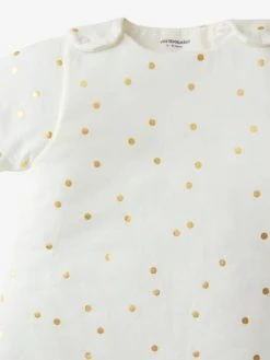 Gigoteuse Manches Amovibles GREEN FOREST écru / Pois Doré - Vertbaudet -Boutique Vertbaudet gigoteuse manches amovibles green forest 3