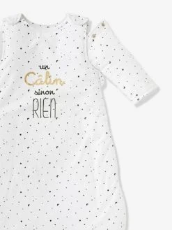 Gigoteuse Manches Amovibles UN CÂLIN SINON RIEN Blanc - Vertbaudet -Boutique Vertbaudet gigoteuse manches amovibles un calin sinon rien 2