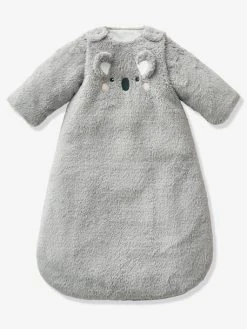Gigoteuse Manches Longues Microfibre KOALA Gris - Vertbaudet
