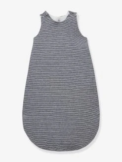 Gigoteuse Marinière En Velours De Coton Bio PETIT BATEAU Marine - Petit Bateau