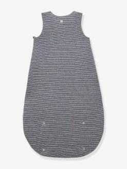 Gigoteuse Marinière En Velours De Coton Bio PETIT BATEAU Marine - Petit Bateau -Boutique Vertbaudet gigoteuse mariniere en velours de coton bio petit bateau 4