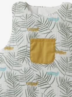 Gigoteuse Sans Manches En Gaze De Coton TREK Oeko-Tex® Blanc Imprimé - Vertbaudet -Boutique Vertbaudet gigoteuse sans manches en gaze de coton trek oeko tex 3