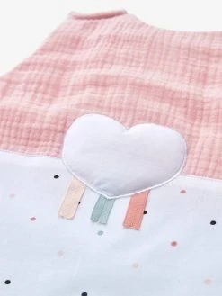 Gigoteuse Sans Manches LOVE LANGE Rose / Multicolore - Vertbaudet -Boutique Vertbaudet gigoteuse sans manches love lange 4