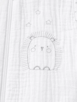 Gigoteuse Spécial été En Gaze De Coton HERISSON MIGNON Blanc - Vertbaudet -Boutique Vertbaudet gigoteuse special ete en gaze de coton herisson mignon 4