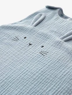 Gigoteuse Spéciale été En Gaze De Coton Bio* LOVELY FARM Bleu - Vertbaudet -Boutique Vertbaudet gigoteuse speciale ete en gaze de coton bio lovely farm 3