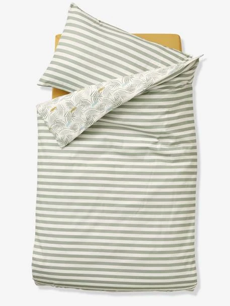 Housse De Couette Bébé TREK Oeko-Tex® Blanc Imprimé - Vertbaudet 4 Housse De Couette Bébé TREK Oeko-Tex® Blanc Imprimé - Vertbaudet – Image 2