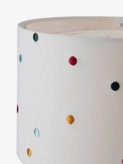 Lampe De Chevet Pois Brodés Beige / Multicolore - Vertbaudet -Boutique Vertbaudet lampe de chevet pois brodes 5