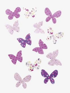 Lot De 14 Papillons Déco Enfant Multicolore - Vertbaudet -Boutique Vertbaudet lot de 14 papillons deco enfant 2