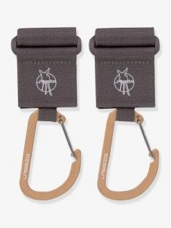 Lot De 2 Attaches Poussette Lässig Avec Mousqueton Anthracite - Lassig 8 Lot De 2 Attaches Poussette Lässig Avec Mousqueton Anthracite - Lassig -Boutique Vertbaudet lot de 2 attaches poussette lassig avec mousqueton 2