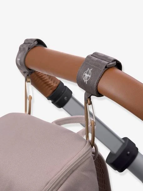 Lot De 2 Attaches Poussette Lässig Avec Mousqueton Anthracite - Lassig 3 Lot De 2 Attaches Poussette Lässig Avec Mousqueton Anthracite - Lassig