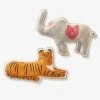 Lot De 2 Coussins Animaux EDEN INDIA Multicolore - Vertbaudet -Boutique Vertbaudet lot de 2 coussins animaux eden india