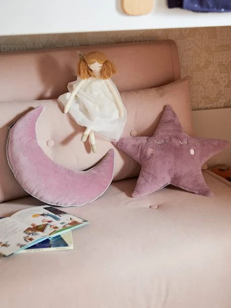 Lot De 2 Coussins MISS CONSTELLATION Parme - Vertbaudet 4 Lot De 2 Coussins MISS CONSTELLATION Parme - Vertbaudet – Image 2