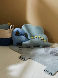 Lot De 2 Coussins PETIT DINO Bleu / Kaki - Vertbaudet -Boutique Vertbaudet lot de 2 coussins petit dino 3