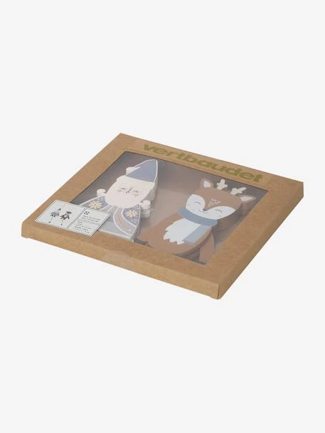 Lot De 2 Pantins Articulés En Bois Scandinave Bois - Vertbaudet 4 Lot De 2 Pantins Articulés En Bois Scandinave Bois - Vertbaudet – Image 2