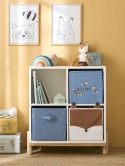Lot De 3 Bacs De Rangement Baby Fox Lot Bleu - Vertbaudet -Boutique Vertbaudet lot de 3 bacs de rangement baby fox 4