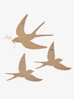 Lot De 3 Hirondelles Murales Rose Clair Uni - Vertbaudet -Boutique Vertbaudet lot de 3 hirondelles murales 2