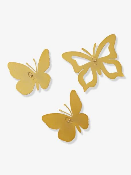 Lot De 3 Papillons En Laiton Dore - Vertbaudet 4 Lot De 3 Papillons En Laiton Dore - Vertbaudet – Image 2