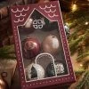 Lot De 6 Boules De Noël Ho ! Ho ! Ho ! Bordeaux - Vertbaudet -Boutique Vertbaudet lot de 6 boules de noel ho ho ho