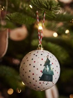 Lot De 6 Boules De Noël Ho ! Ho ! Ho ! Bordeaux - Vertbaudet -Boutique Vertbaudet lot de 6 boules de noel ho ho ho 1 1