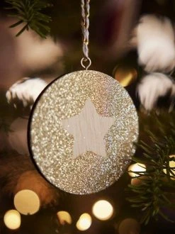 Lot De 6 Boules De Noël Plates En Bois Naturel - Vertbaudet 9 Lot De 6 Boules De Noël Plates En Bois Naturel - Vertbaudet -Boutique Vertbaudet lot de 6 boules de noel plates en bois 1