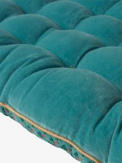 Matelas De Sol Velours Eden India Vert / Rose - Vertbaudet -Boutique Vertbaudet matelas de sol velours eden india 4