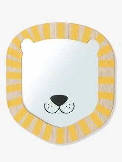 Miroir Lion Bois - Vertbaudet