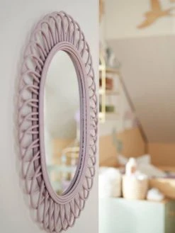 Miroir Ovale En Rotin DOUCE PROVENCE Violet - Vertbaudet -Boutique Vertbaudet miroir ovale en rotin douce provence 2